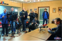 Андрей Талалаев на пресс-конференции