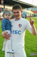 Олег Чернышов с дочкой после матча!