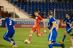 Сергей Шевчук наносит удар по воротам