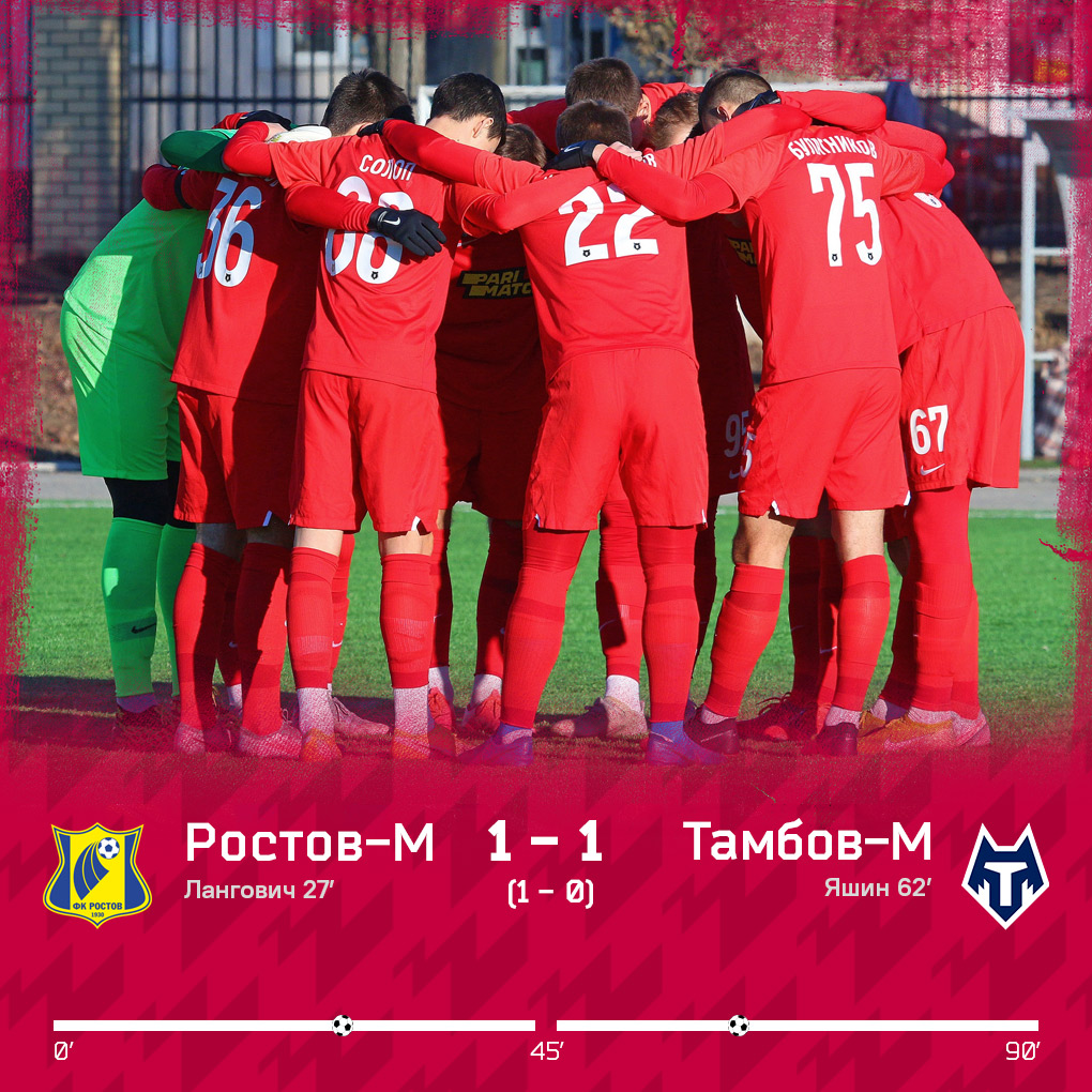 "Тамбов-М" сыграл вничью с "Ростовом-М"